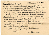 Lettera di  KOSCHAKER