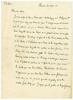 Lettera di  PARMENTIER