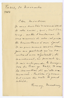 Lettera di  BOUDREAUX