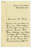 Lettera di  BOHLIG