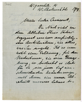 Lettera di  GRONAU