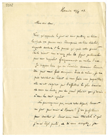 Lettera di  PARMENTIER