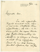 Lettera di  WARBURG