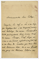 Lettera di  SCHENKEL