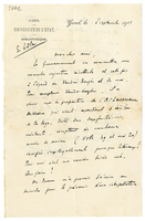 Lettera di  BERGMANS