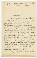 Lettera di  DE JERPHANION