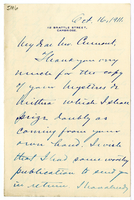 Lettera di  CLIFFORD