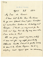 Lettera di  BLOOMFIELD