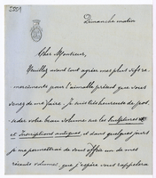 Lettera di  CAETANI LOVATELLI