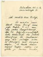 Lettera di  STREITBERG