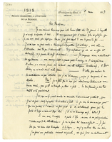 Lettera di  SARTON