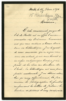 Lettera di  BOYENS