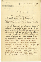 Lettera di  BERGMANS