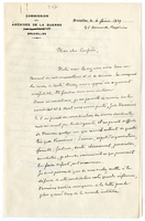 Lettera di CUVELIER