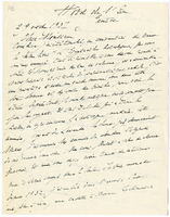 Lettera di  BOISSIER