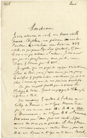 Lettera di  DUVAU