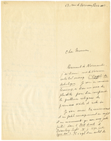 Lettera di  DU MESNIL DU BUISSON