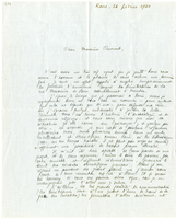 Lettera di  CROQUISON