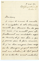 Lettera di  CAVAIGNAC