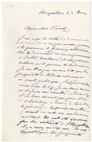 Lettera di  CUMONT