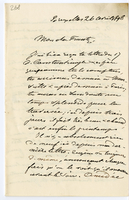 Lettera di  CUMONT