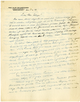 Lettera di  HILLER VON GAERTRINGEN