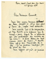 Lettera di  CROQUISON