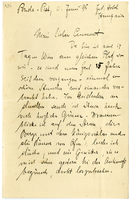 Lettera di  GRONAU