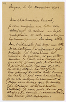 Lettera di  GAUDIN