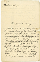 Lettera di  KRUMBACHER