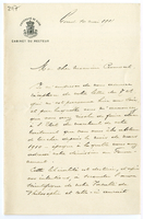 Lettera di  DE BRABANDERE