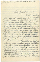 Lettera di  GRONAU