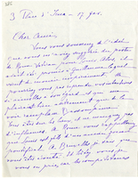 Lettera di  D'URSEL