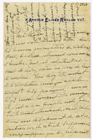 Lettera di  D'URSEL