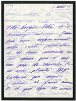 Lettera di  BORGHESE