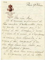 Lettera di  BARBANTON