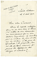 Lettera di BEYENS