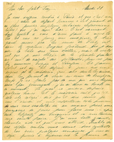 Lettera di  DU MONCEAU