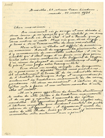 Lettera di  LAMEERE