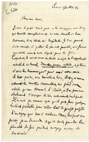 Lettera di  PARMENTIER