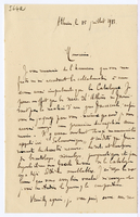 Lettera di  DELATTE