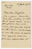 Lettera di  BERGER