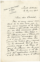 Lettera di BEYENS