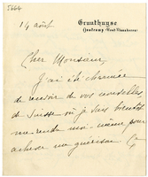 Lettera di D'URSEL