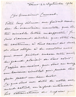 Lettera di  TAVERNA