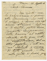 Lettera di  RICCI