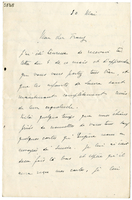 Lettera di  CUMONT