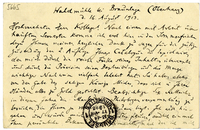 Lettera di  WISSOWA