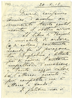 Lettera di  RICCI