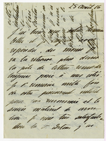 Lettera di  BORGHESE